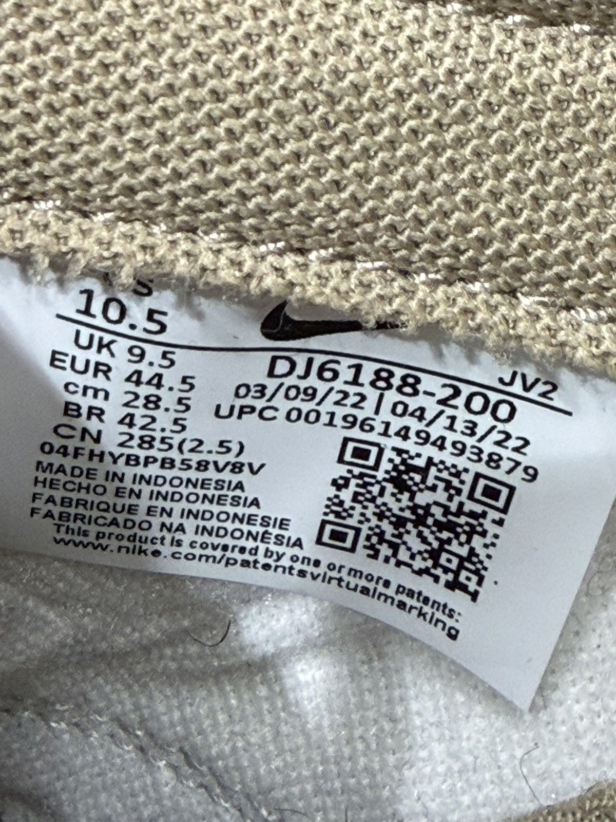 Nike Nike Dunk Low Judge Grey Size 10.5 (2022) Size US 10.5 / EU 43-44 - 10 Thumbnail