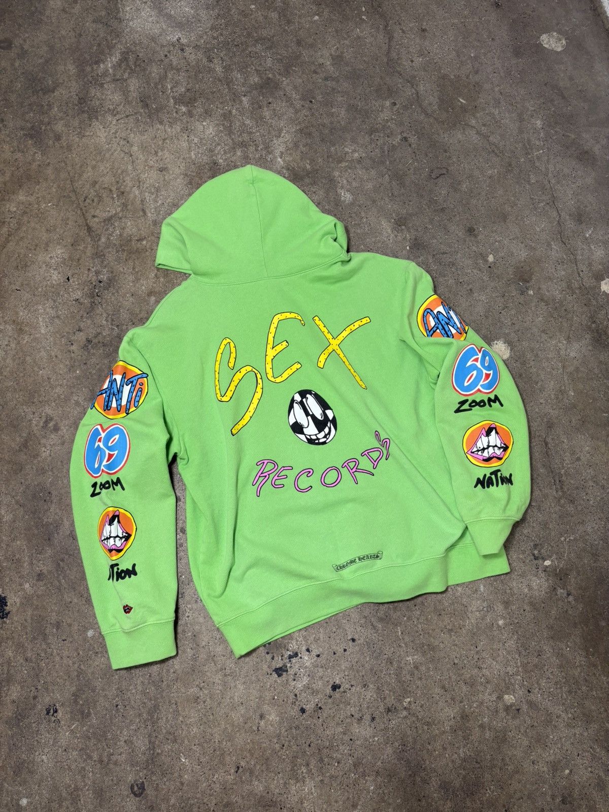 Chrome Hearts × Matty Boy CHROME HEARTS MATTY BOY SEX RECORDS HOOD Size US XL / EU 56 / 4 - 2 Thumbnail
