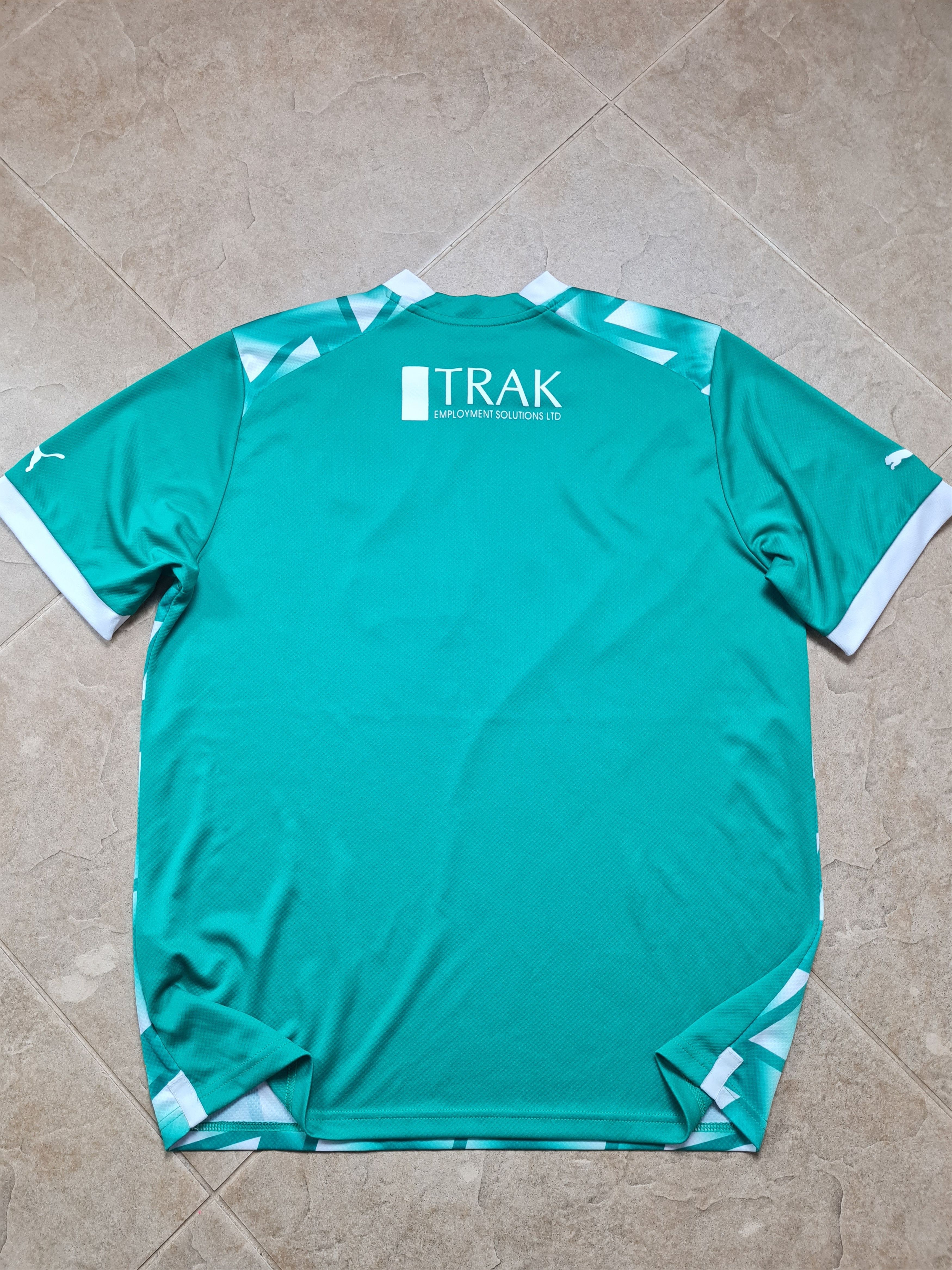 Puma Swindon Town 2022-23 Third Football Shirt Puma Retro Green Size US XL / EU 56 / 4 - 10 Thumbnail