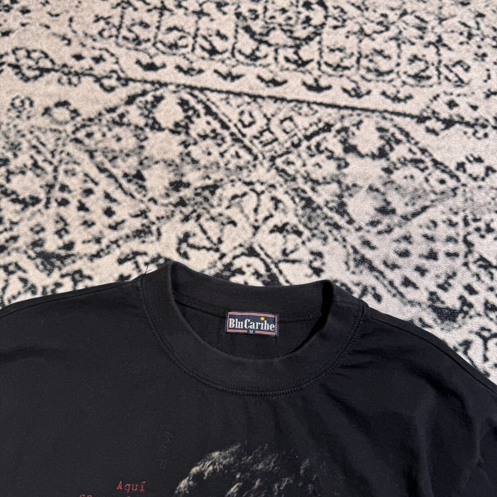 Vintage Vintage Unisex Black Cotton T-Shirt Size M Y2K Astala 90s Size US M / EU 48-50 / 2 - 5 Thumbnail