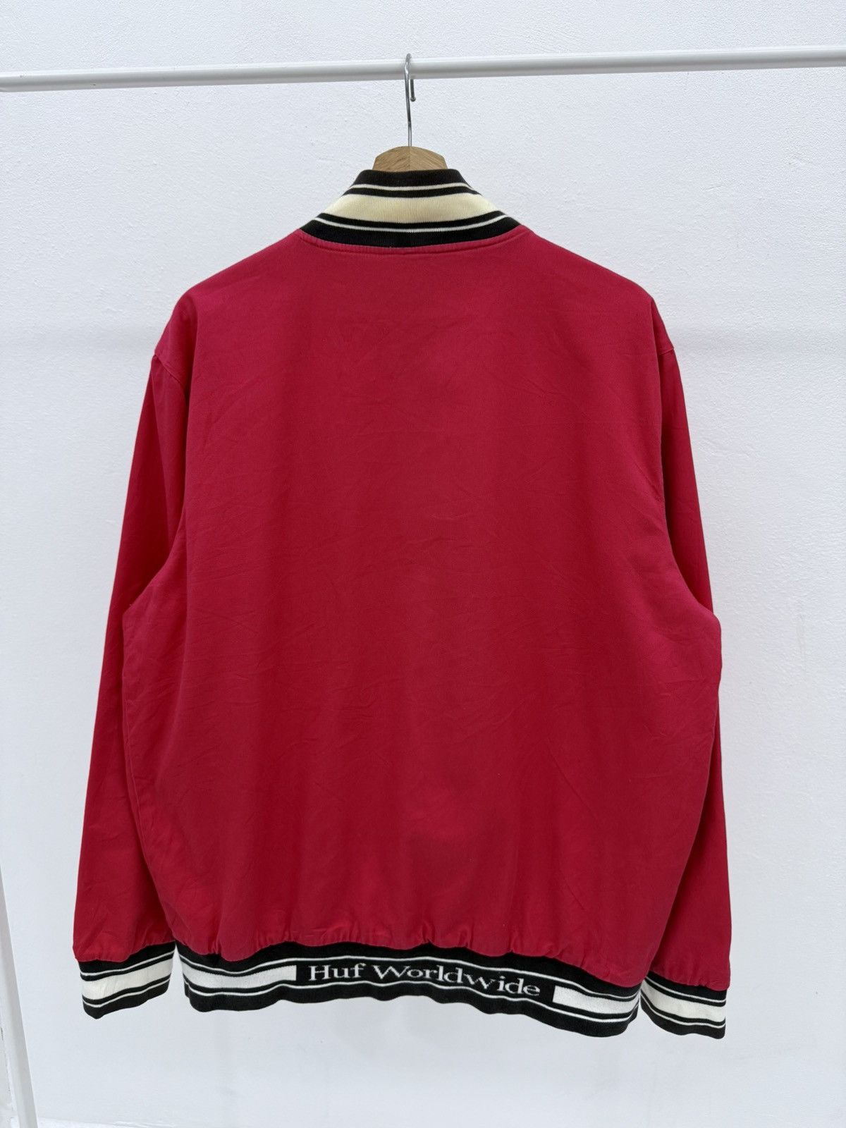 Huf HUF Worldswide Full Print Reversible Varsity Jacket Size US L / EU 52-54 / 3 - 17 Thumbnail