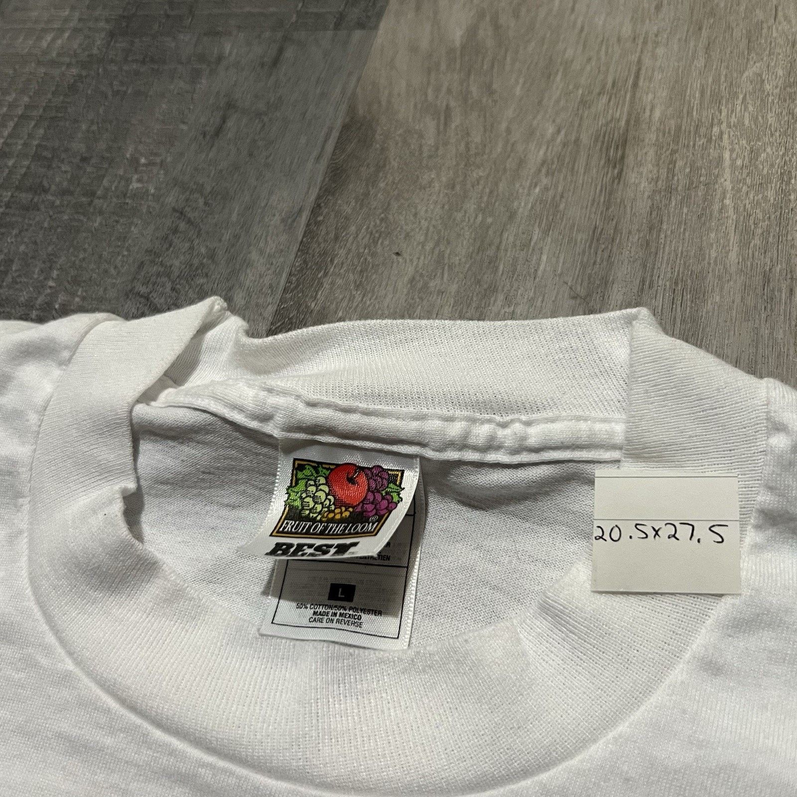 Fruit Of The Loom VTG National City Kentucky Music Festival T Shirt White 90s Size US L / EU 52-54 / 3 - 4 Thumbnail