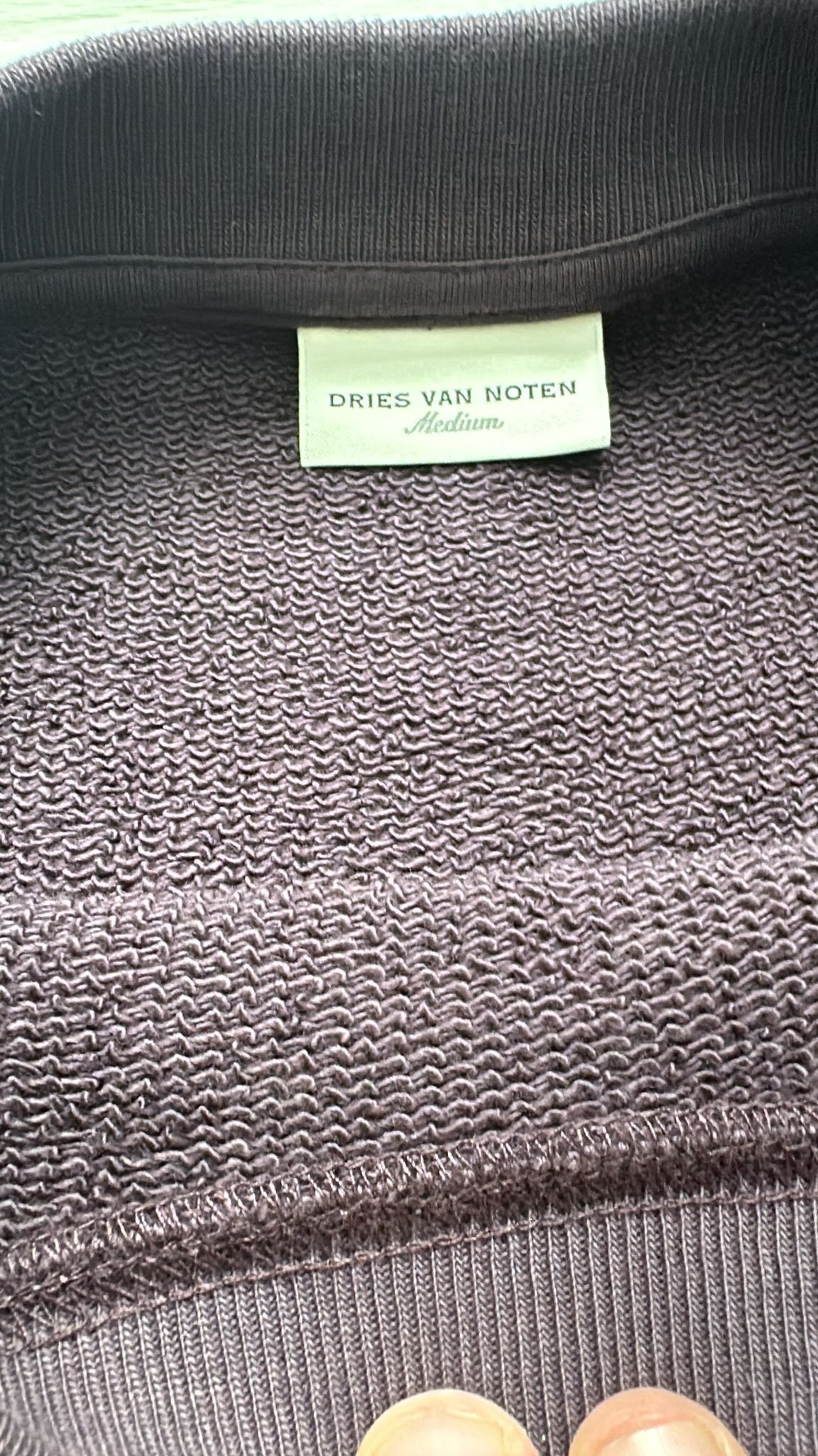 Dries Van Noten Dries Van Noten Purple Sweatshirt Medium Size US M / EU 48-50 / 2 - 6 Thumbnail