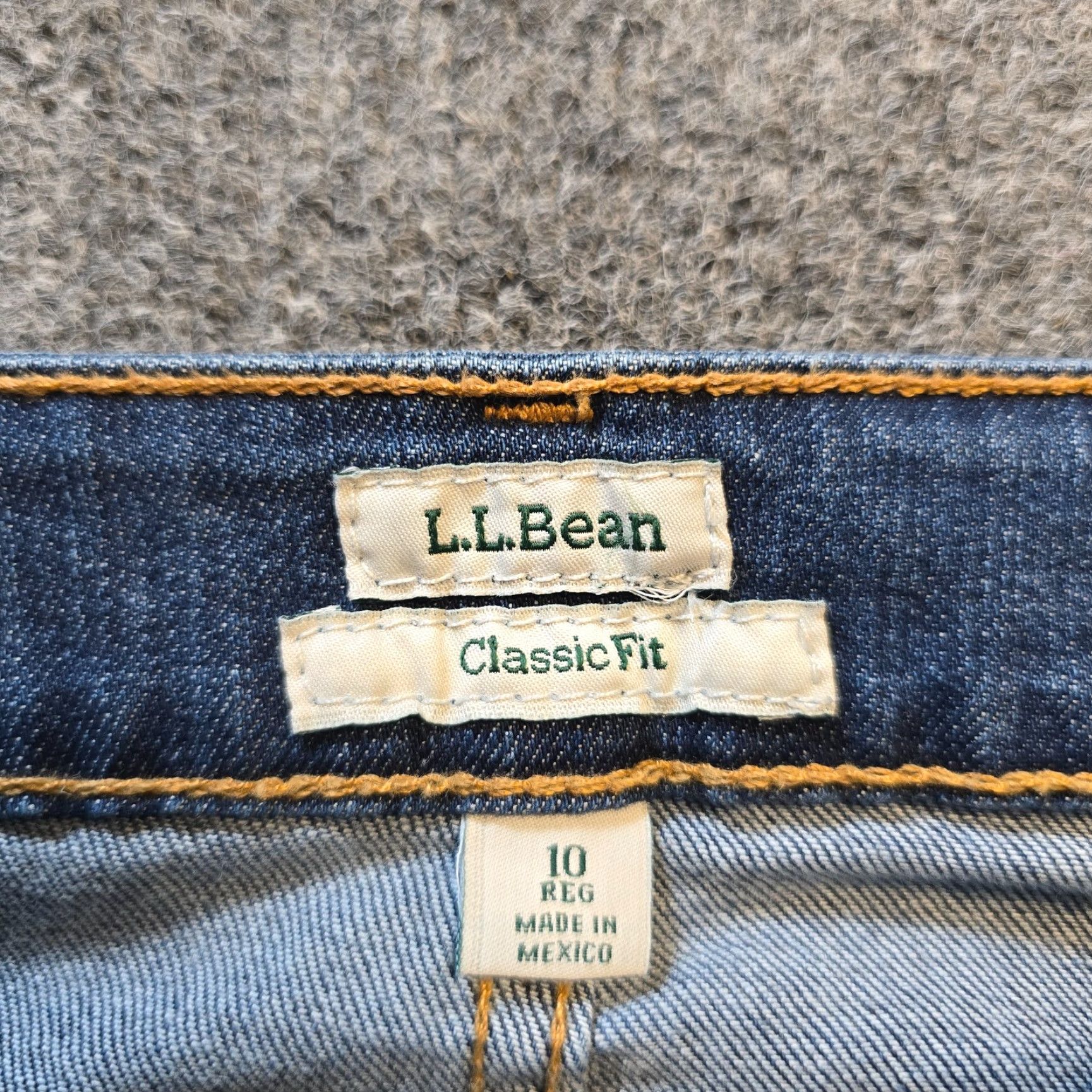 Vintage LL Bean Jeans Womens Size 10 Blue Classic Fit Tapered Stretch Mid Rise Capsule Jeans Size 32" / US 10 / IT 46 - 4 Thumbnail