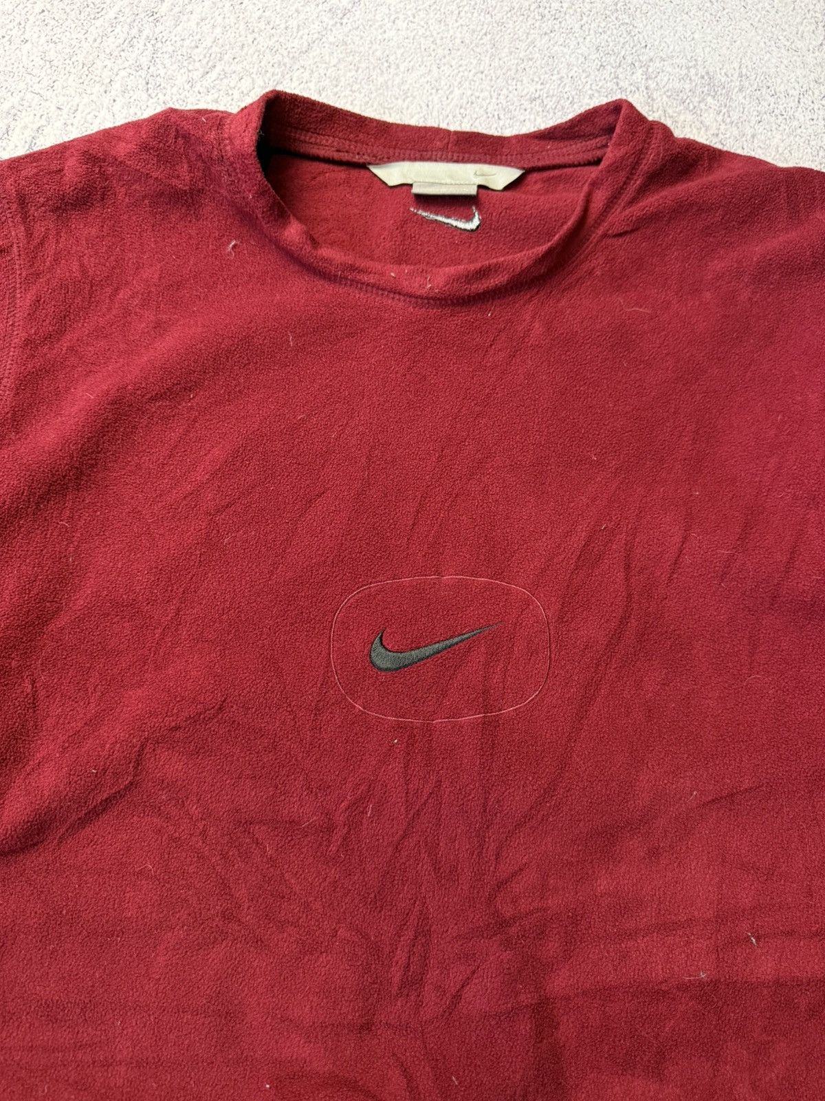 Nike Vintage Nike Fleece Big Logo 90s Sweatshirt Basic Swoosh Size US L / EU 52-54 / 3 - 9 Thumbnail
