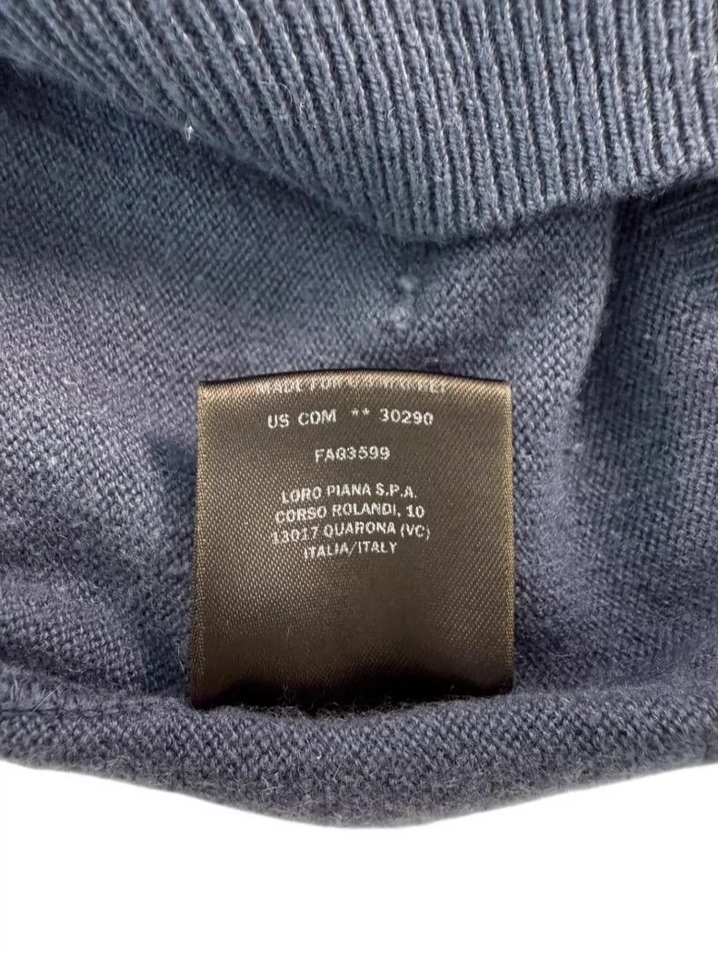 Loro Piana LORO PIANA Female pure color cashmere baby hooded knit swe Size S / US 4 / IT 40 - 8 Thumbnail