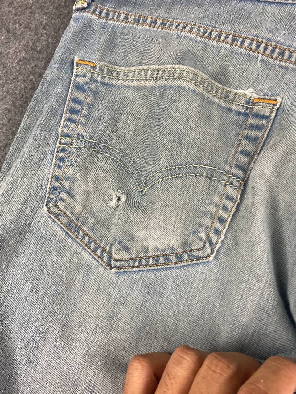 Levi's levis 511 slim distressed denim nice design Size US 36 / EU 52 - 6 Thumbnail