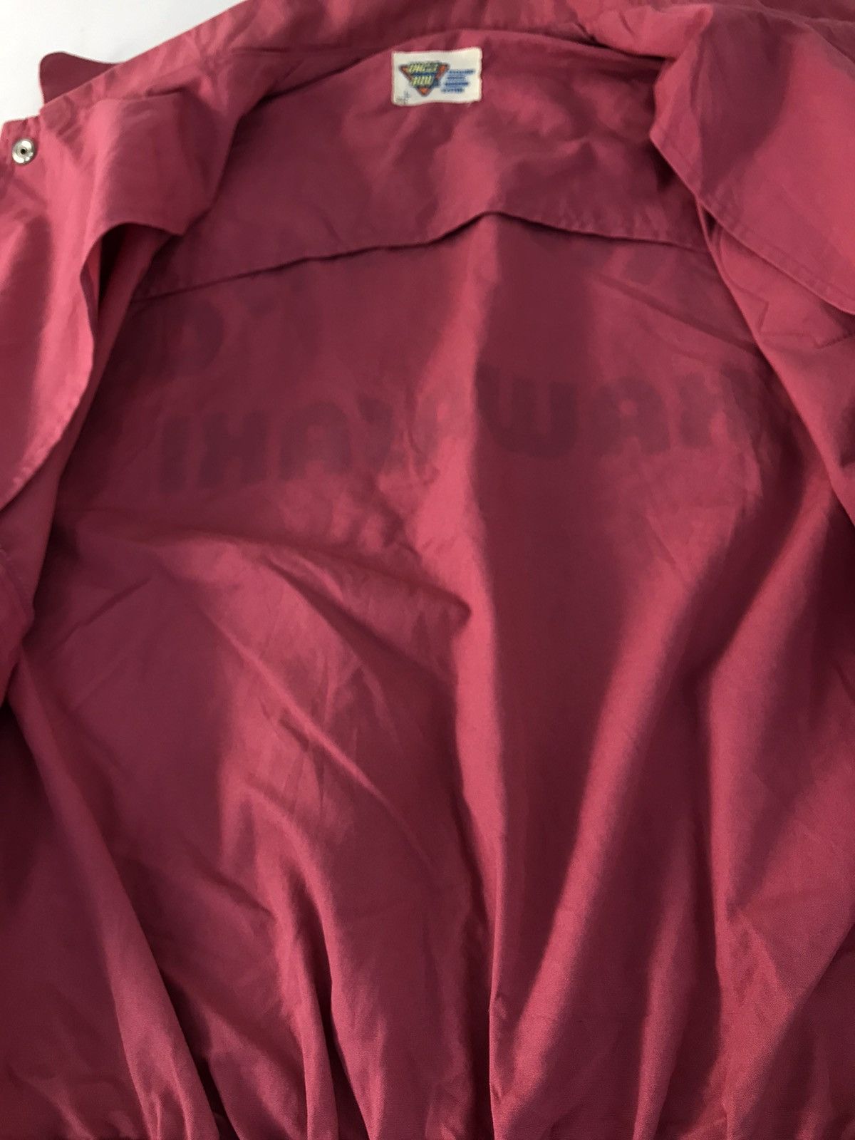 Japanese Brand 90s Kawasaki Bomber Jacket Uncle Bou Ohkasho Double Pocket Size US L / EU 52-54 / 3 - 7 Thumbnail