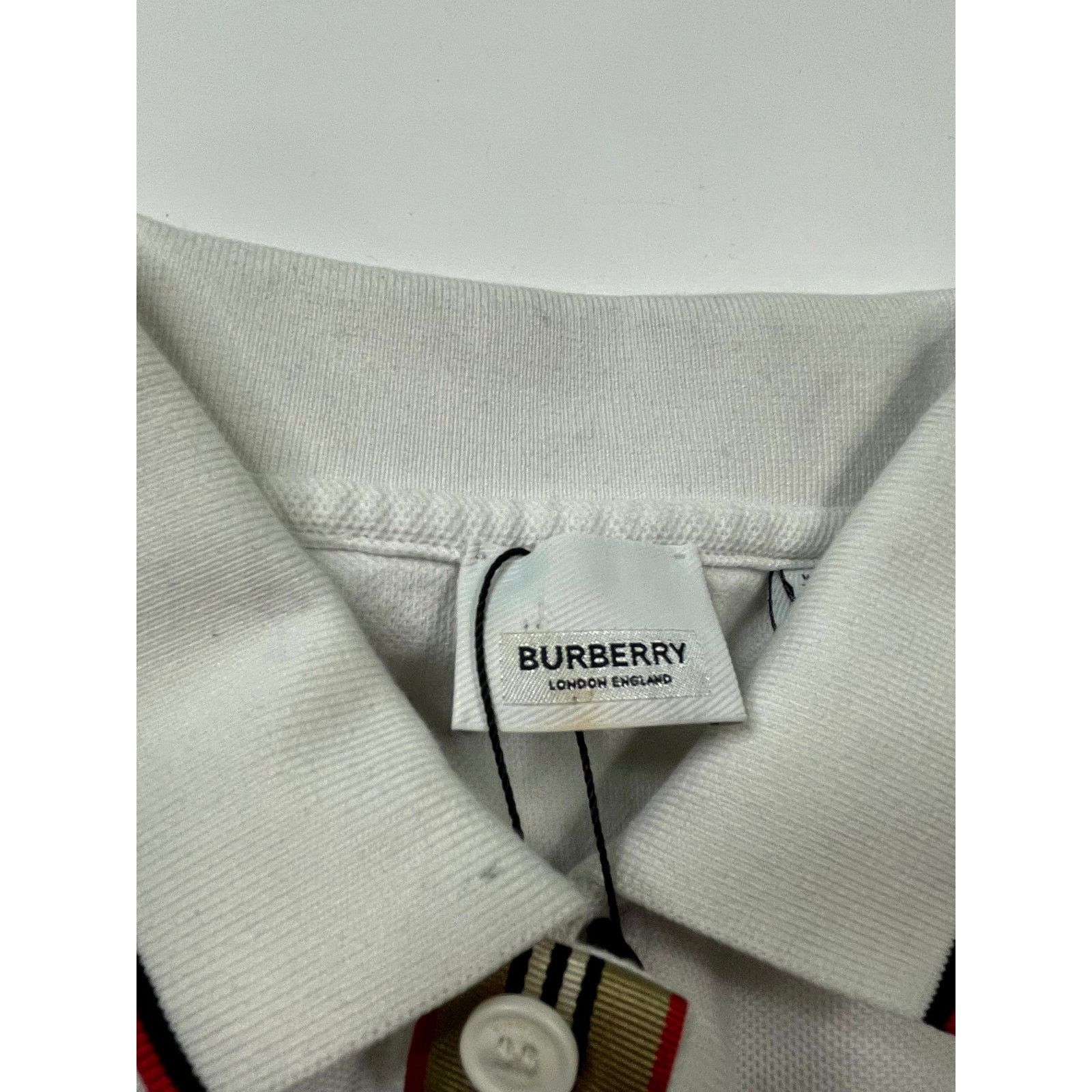 Burberry Burberry White & Black Polo Size US M / EU 48-50 / 2 - 5 Thumbnail