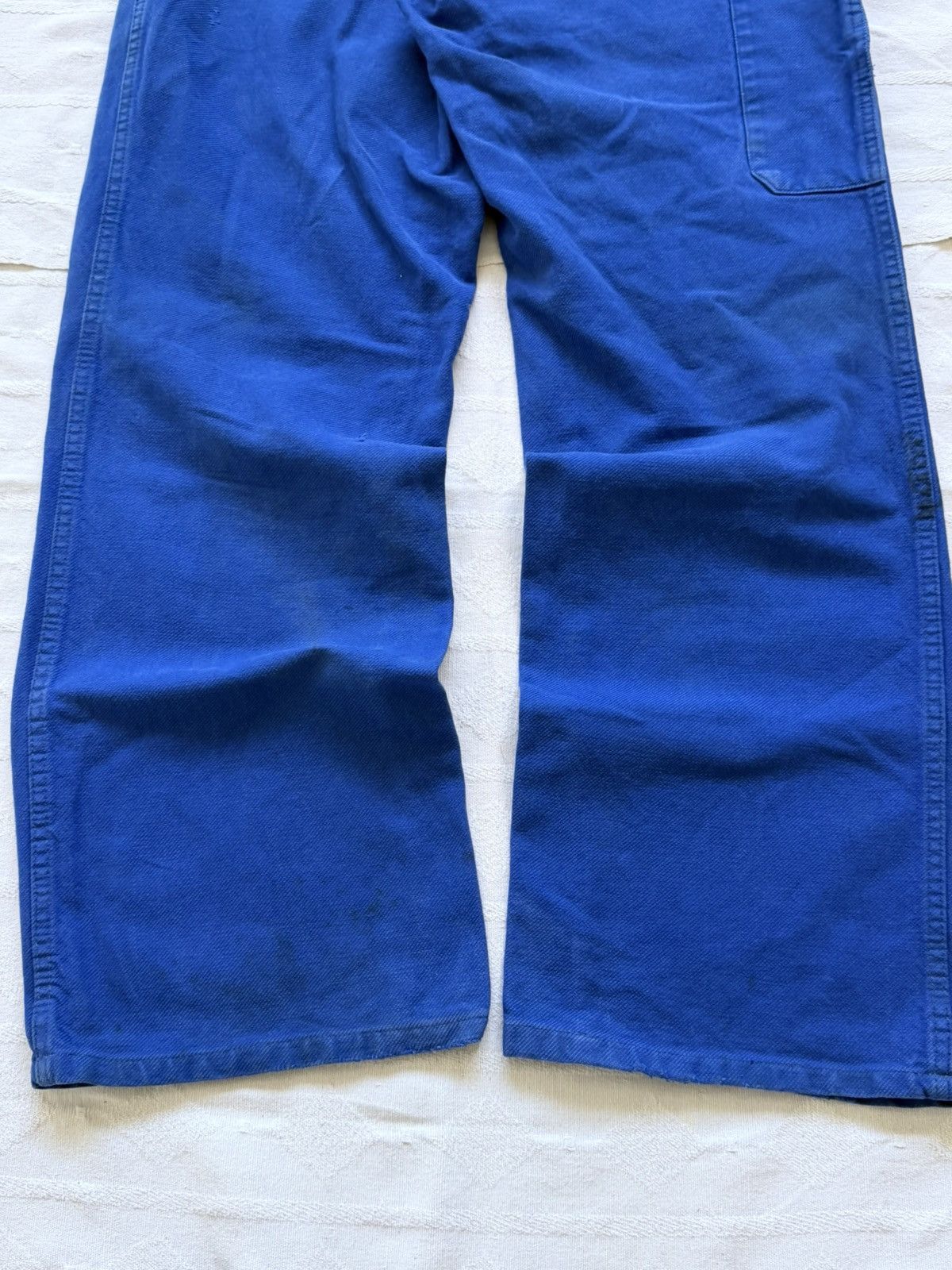 Le Laboureur Vintage 80S French „Lutteurs” Faded Work Pants Size US 30 / EU 46 - 8 Thumbnail