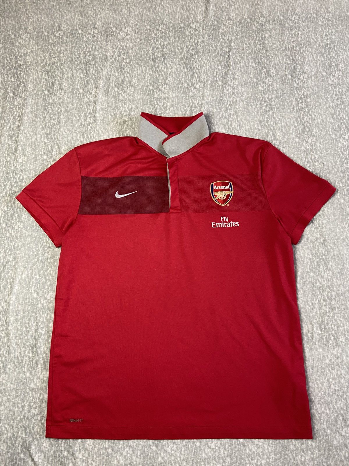 Nike Vintage Nike Arsenal FC Polo Shirt Size US XXL / EU 58 / 5 - 1 Thumbnail