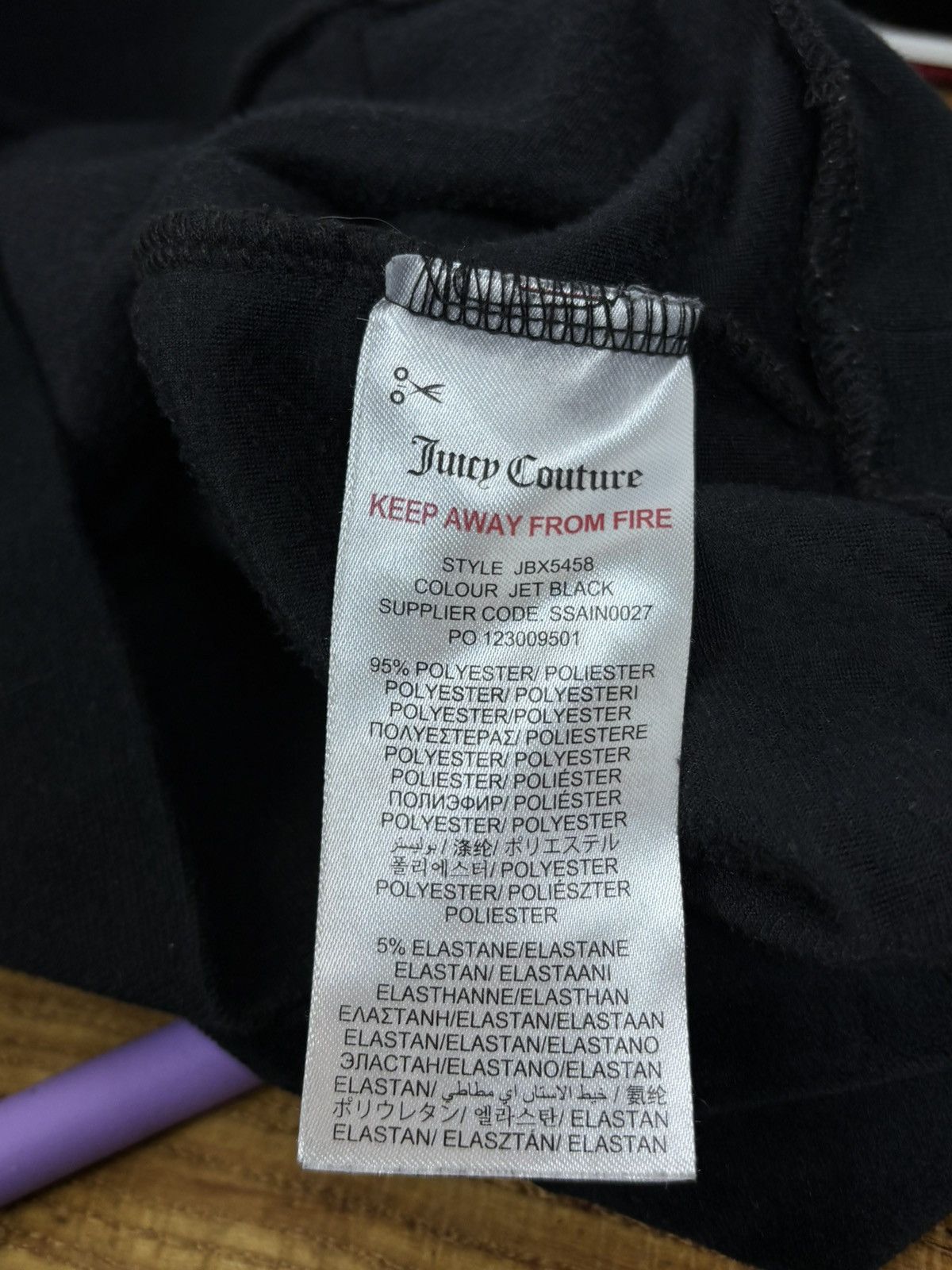 Juicy Couture Juicy Couture Logo Velvet Velour Hoodie ~XS/S Size XS / US 0-2 / IT 36-38 - 7 Thumbnail