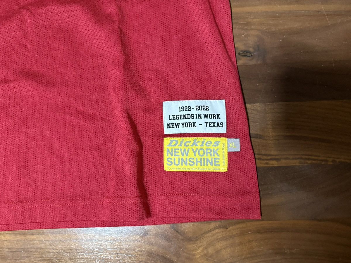 Dickies NYS X DICKIES 'SUN-DYED IN TEXAS' BASKETBALL JERSEY RED XL Size US XL / EU 56 / 4 - 3 Thumbnail