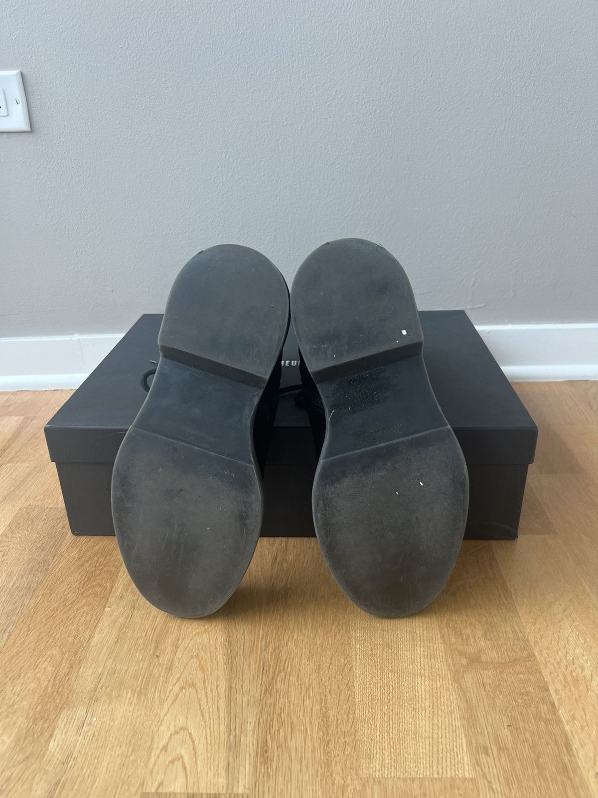 Ann Demeulemeester SS15 Suede Combat Boots Size US 7 / EU 40 - 10 Thumbnail