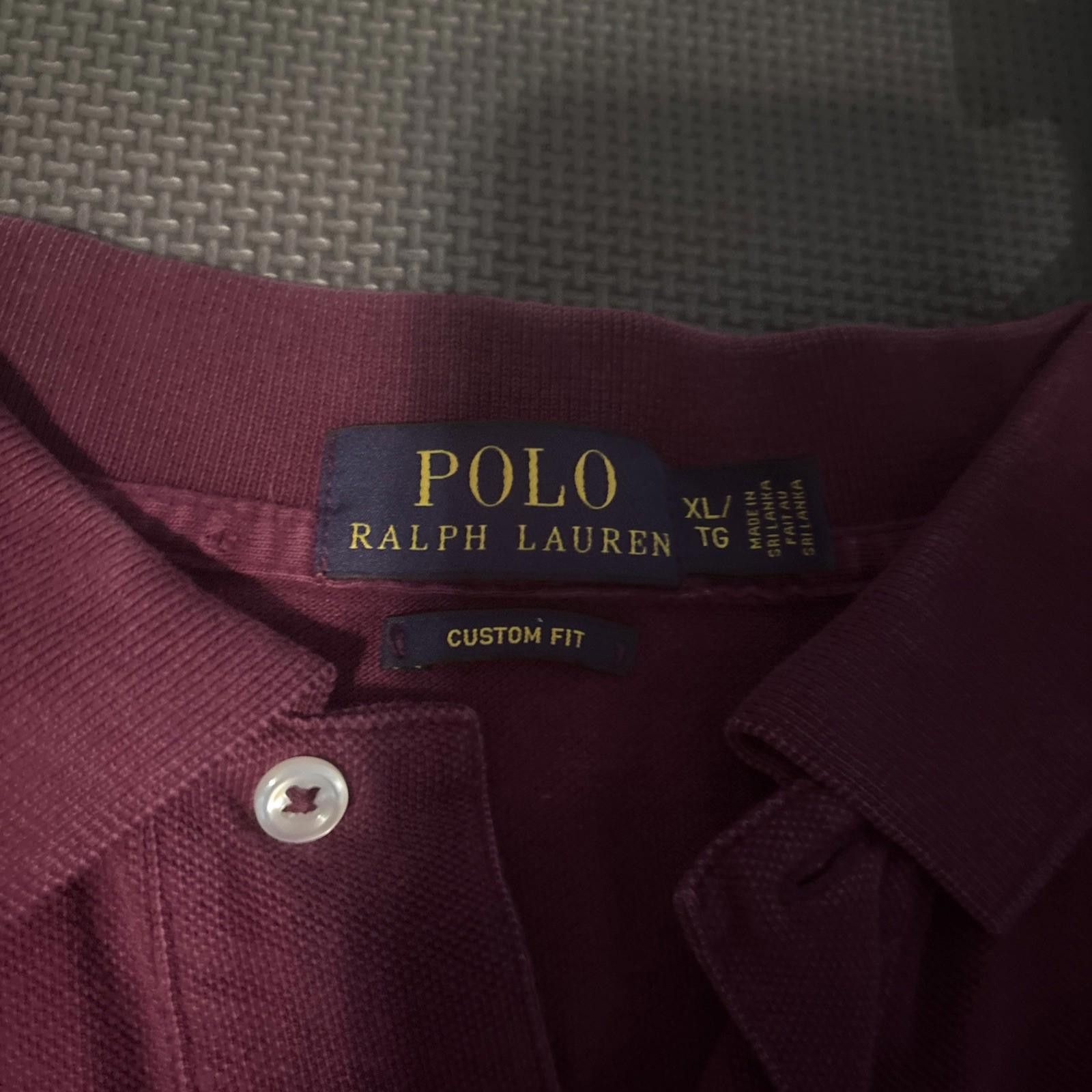Polo Ralph Lauren Polo Ralph Lauren Men's Size XL Maroon Red Longsleeve Shirt Size US XL / EU 56 / 4 - 2 Thumbnail