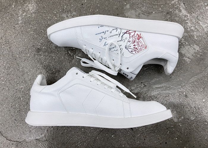 Berluti BERLUTI Stella Scrito Leather Sneakers Size US 10.5 / EU 43-44 - 3 Thumbnail