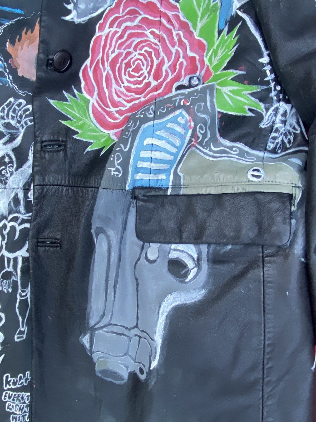 Other Kult Resentful Custom leather trench coat Size US XL / EU 56 / 4 - 5 Thumbnail