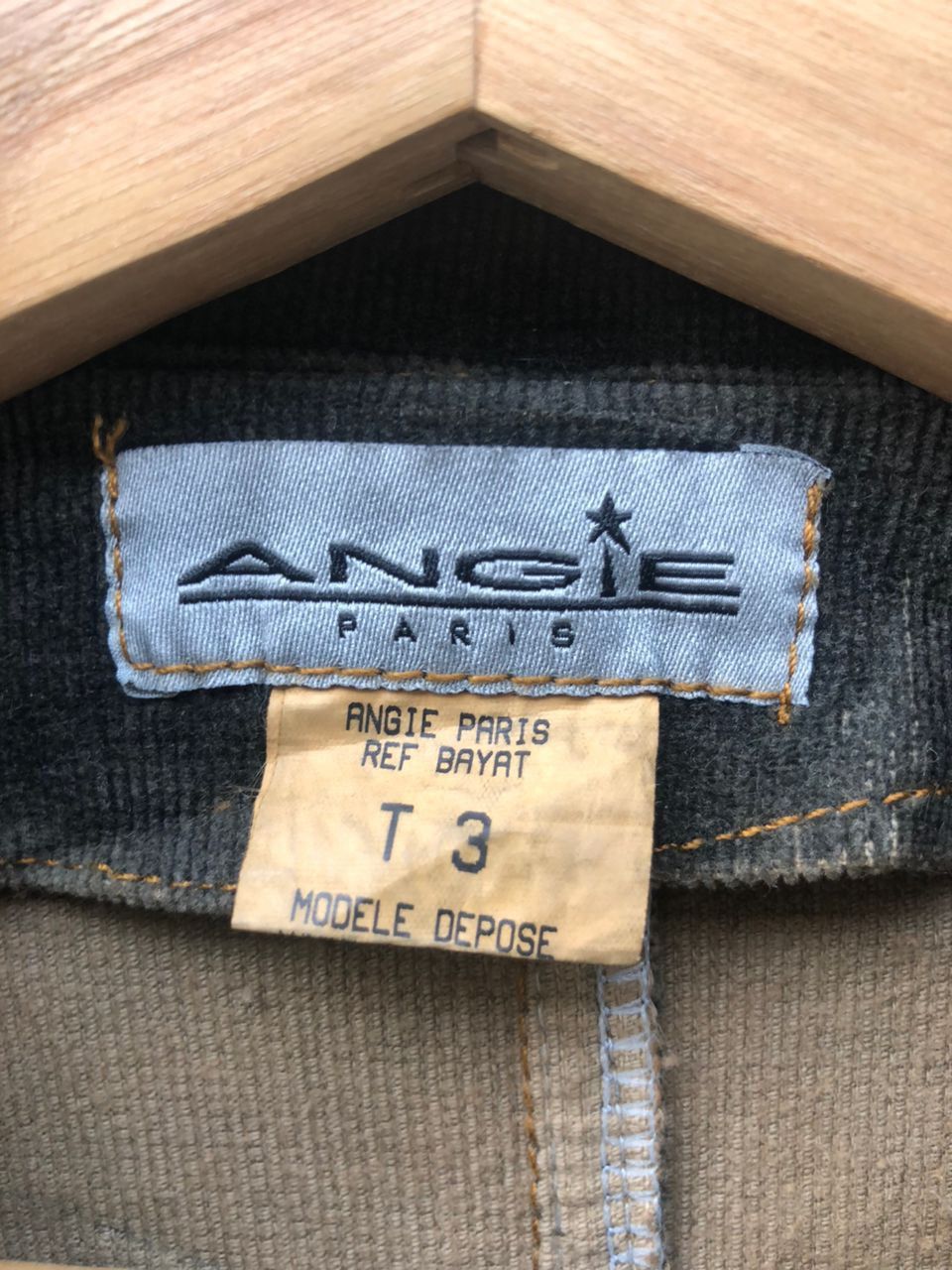 Japanese Brand Angie Paris Ref Bayat Corduroy Jacket Chicken Feather Neck Size M / US 6-8 / IT 42-44 - 13 Thumbnail