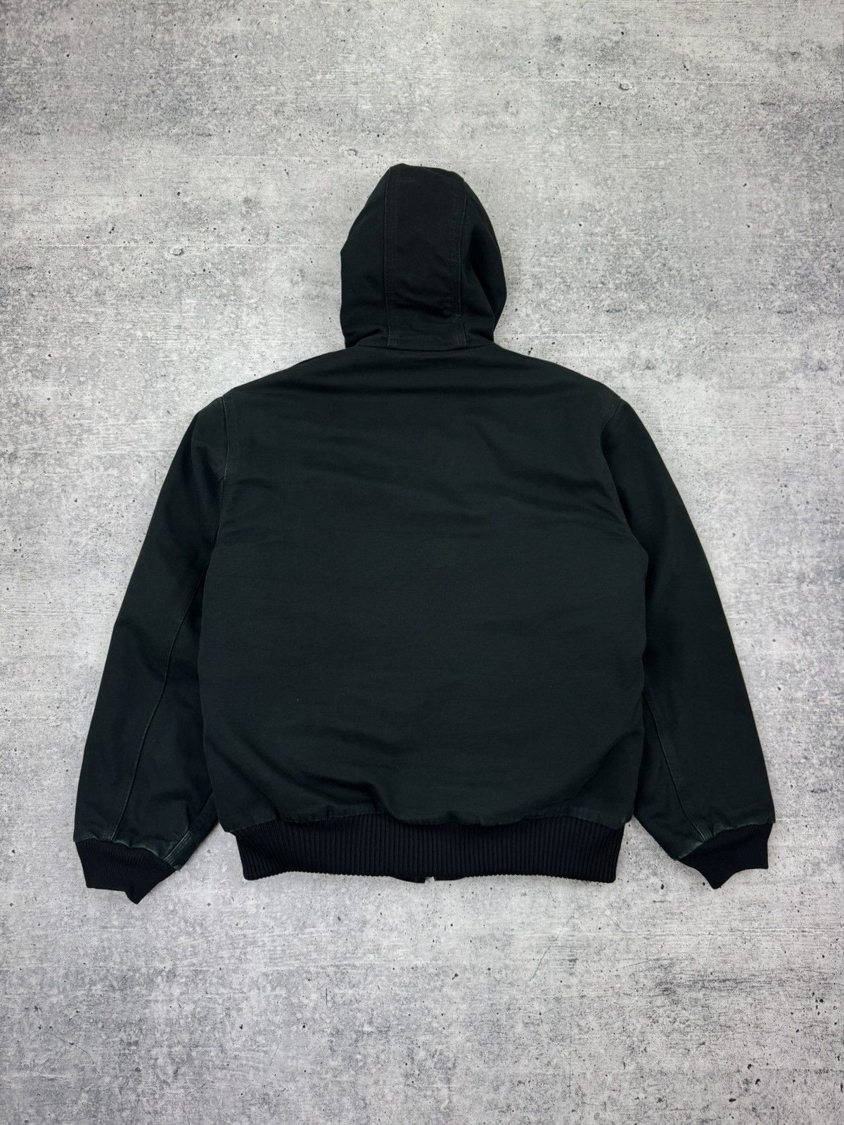 Carhartt Vintage Carhartt Active Jacket Black Denim Bomber Jacket M-L Size US L / EU 52-54 / 3 - 13 Thumbnail
