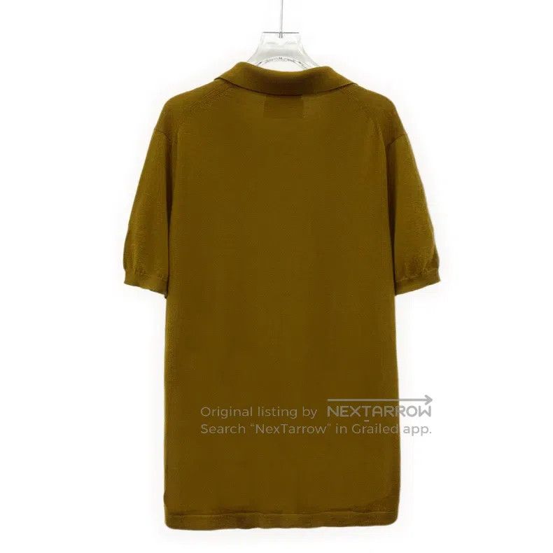 Loro Piana LORO PIANA Deep Brown Reversible Short Sleeve Polo Shirt Size US M / EU 48-50 / 2 - 2 Thumbnail