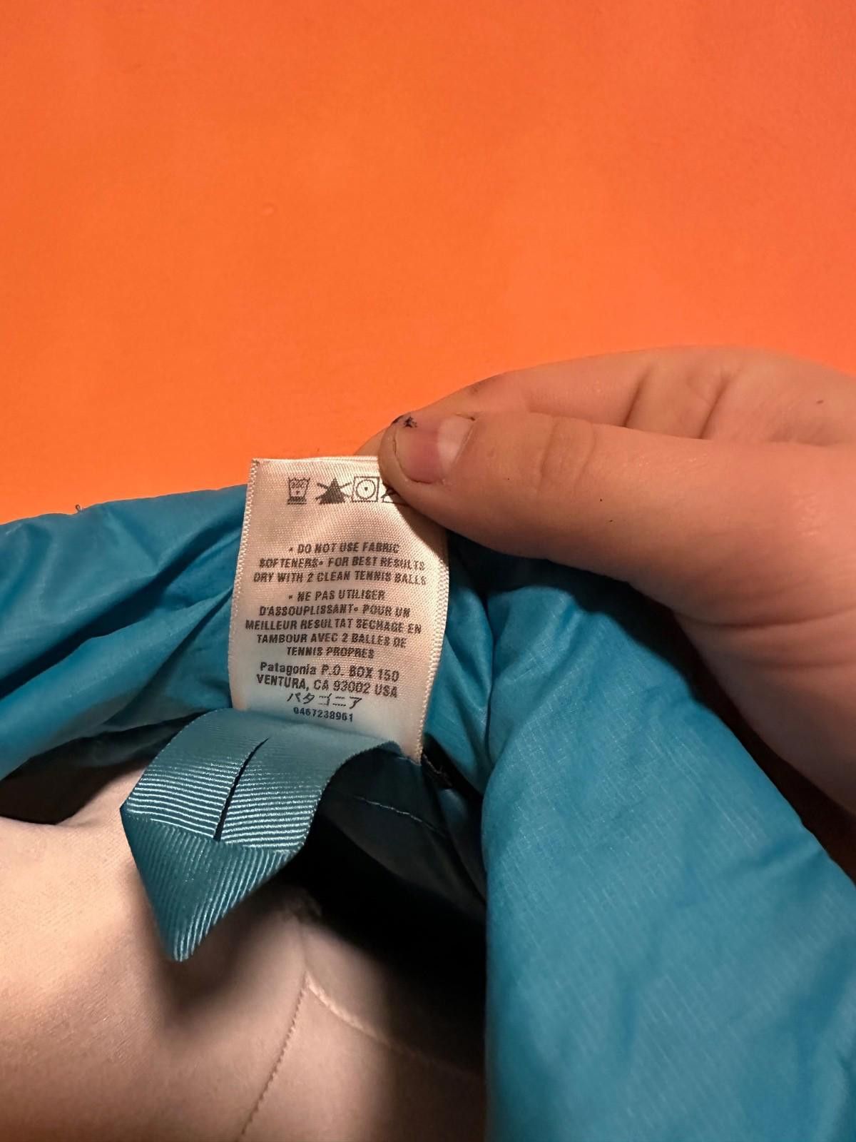 Patagonia Womens PATAGONIA Blue Goose Down Puffy Jacket Sz XS Size XS / US 0-2 / IT 36-38 - 9 Thumbnail