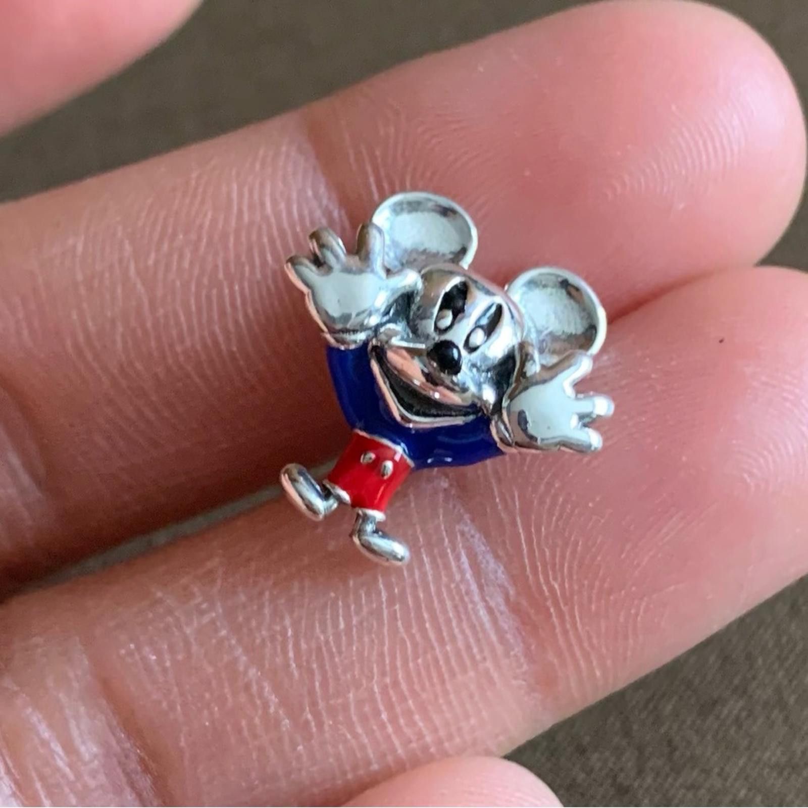 Other NWOT Mickey Mouse Hands Up Charm Sterling Silver 925 Size ONE SIZE - 4 Thumbnail