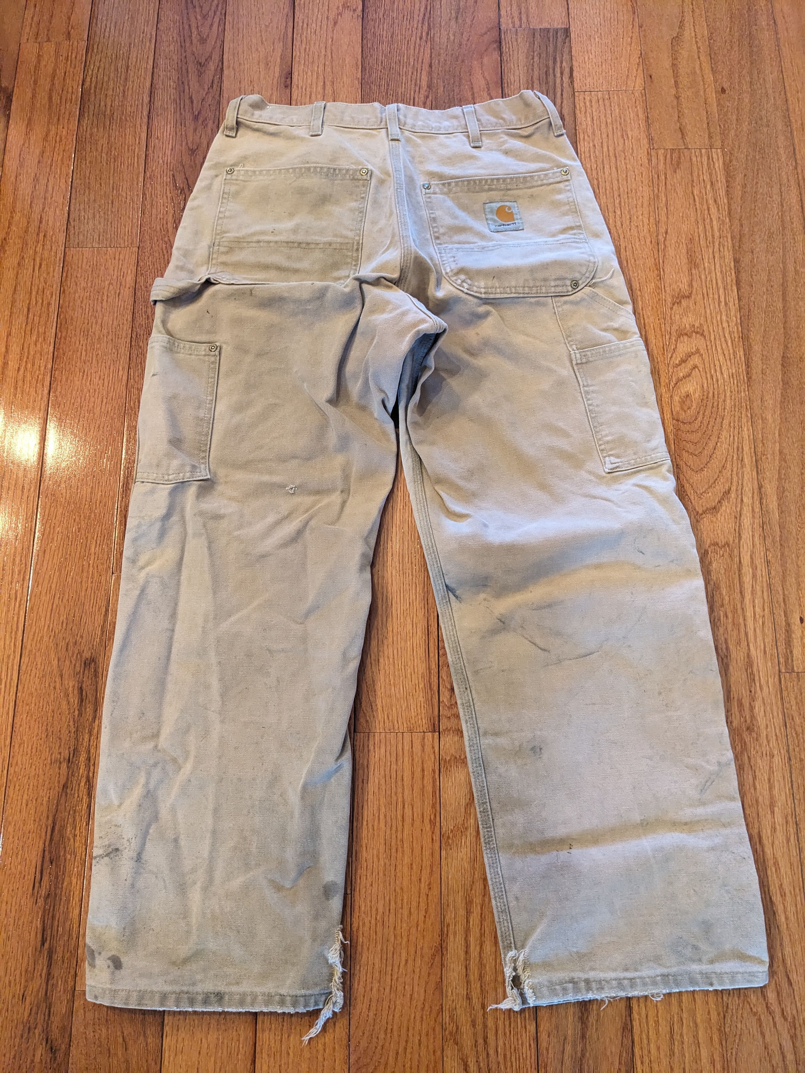 Carhartt × Vintage Vintage 90s Carhartt B01 BRN 34 x 30 Double Knee Pants Size US 34 / EU 50 - 1 Thumbnail