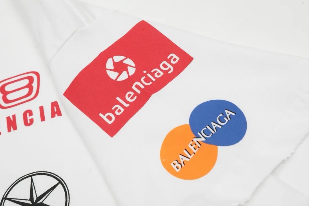 Balenciaga o1in1g0125 Top League T-Shirt Oversized in Multicolor Size US M / EU 48-50 / 2 - 5 Thumbnail
