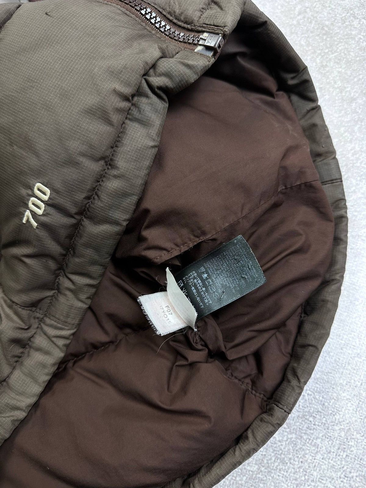 The North Face Vintage Brown The North Face Puffer Down Vest Y2K S Rare Size S / US 4 / IT 40 - 8 Thumbnail