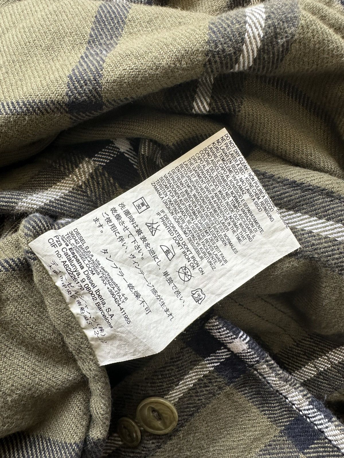 Diesel Y2k DIESEL heavy flannel 4 pocket Size US M / EU 48-50 / 2 - 15 Thumbnail