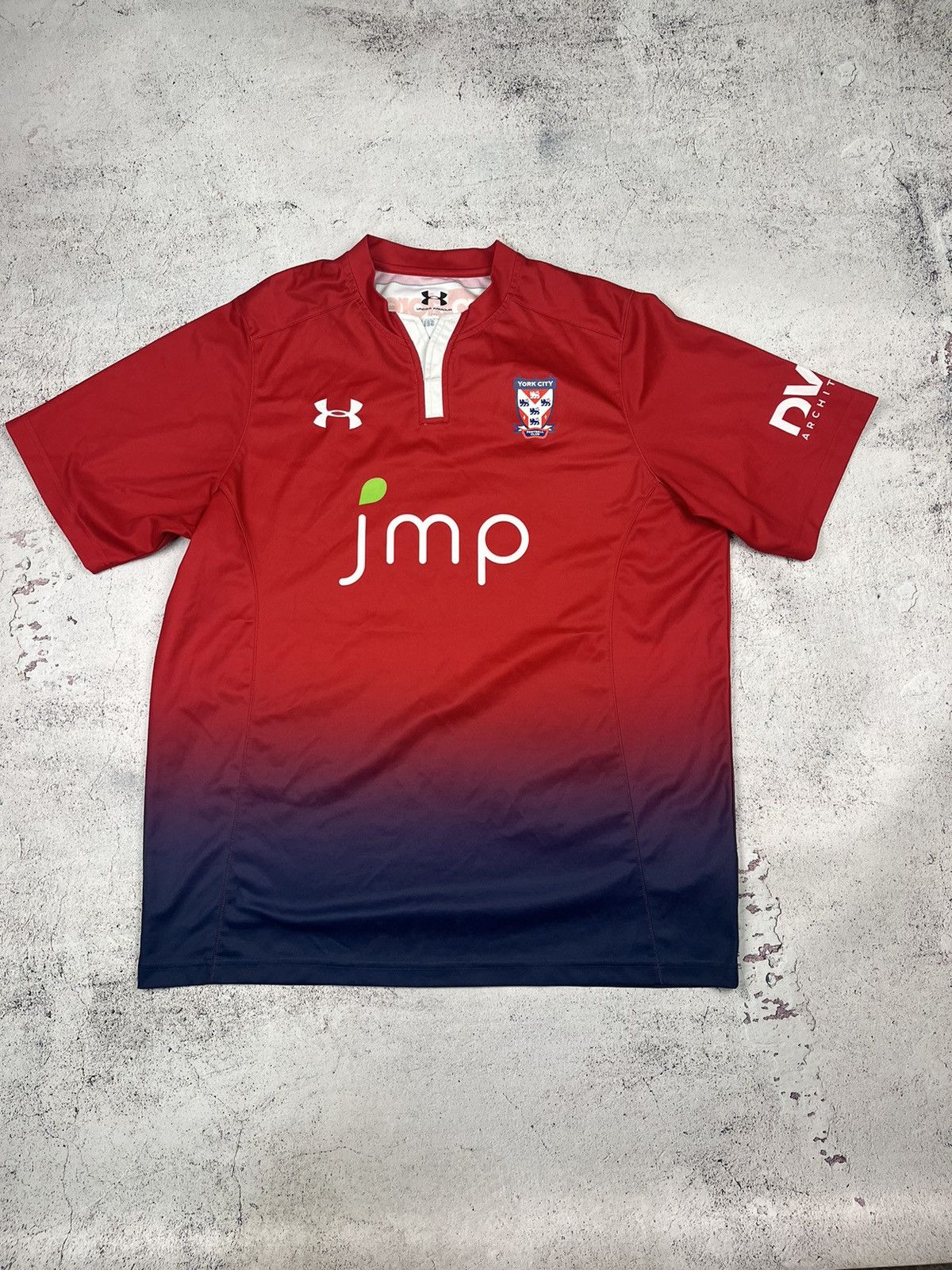 Under Armour YORK CITY 2018/2019 FOOTBALL SHIRT JERSEY HOME UNDER ARMOUR Size US XXL / EU 58 / 5 - 1 Thumbnail