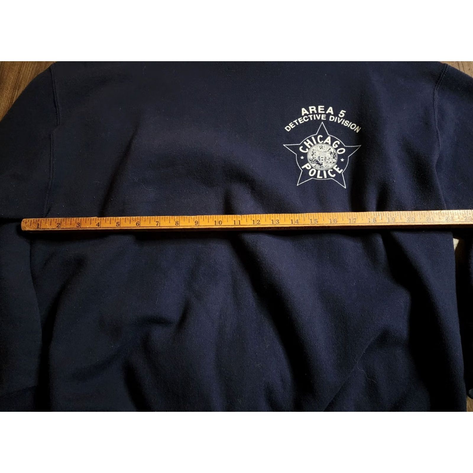 Jerzees VINTAGE Mens XL Chicago Police Detective Area 5 Crewneck Sweatshirt Size US XL / EU 56 / 4 - 3 Thumbnail