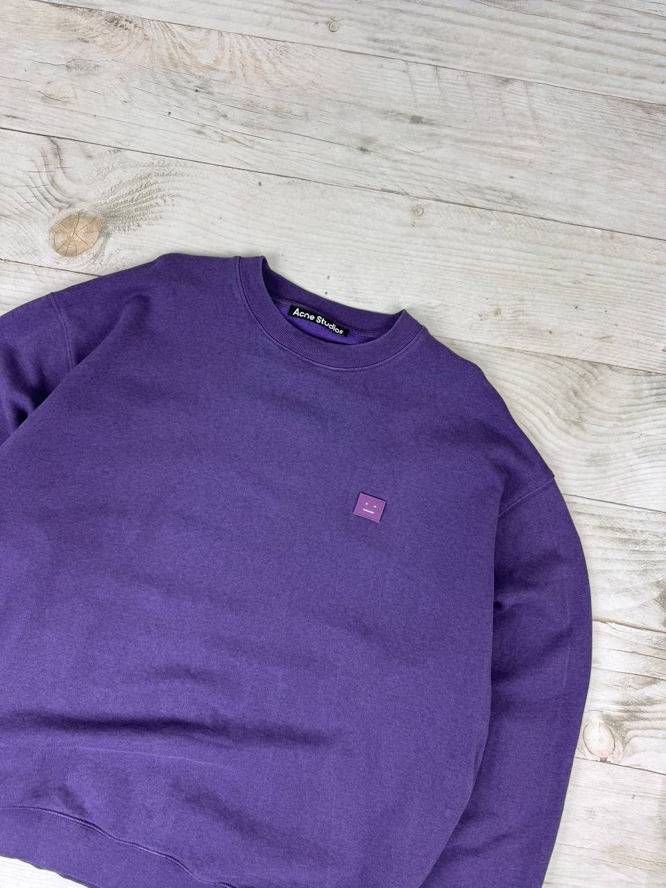 Acne Studios Acne Studios Crew Neck Sweatshirt Oversized Electric Purple Size US S / EU 44-46 / 1 - 2 Thumbnail
