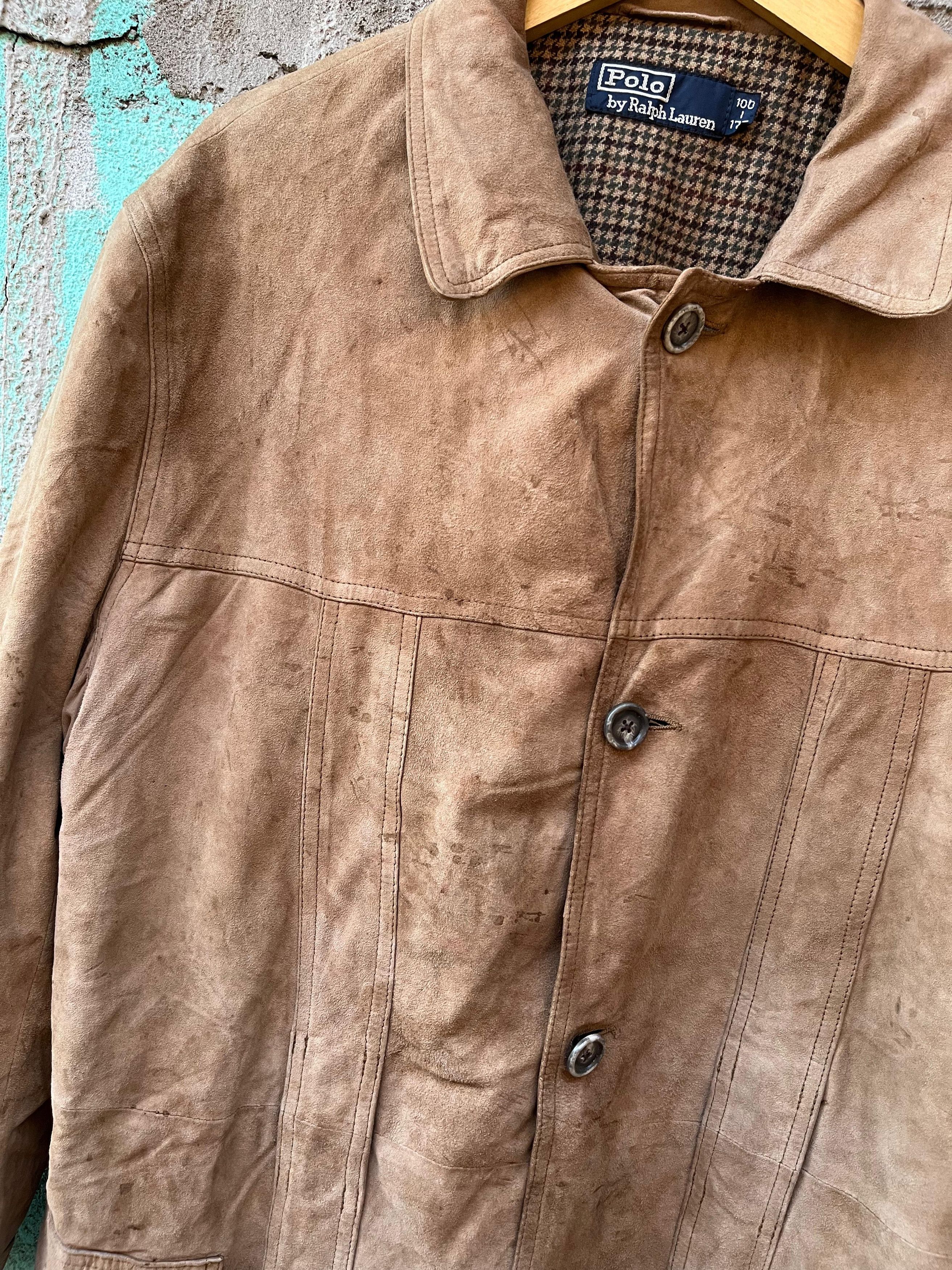 Polo Ralph Lauren Vintage Polo Ralph Lauren Brown Suede Coat Leather Jacket Size US L / EU 52-54 / 3 - 5 Thumbnail
