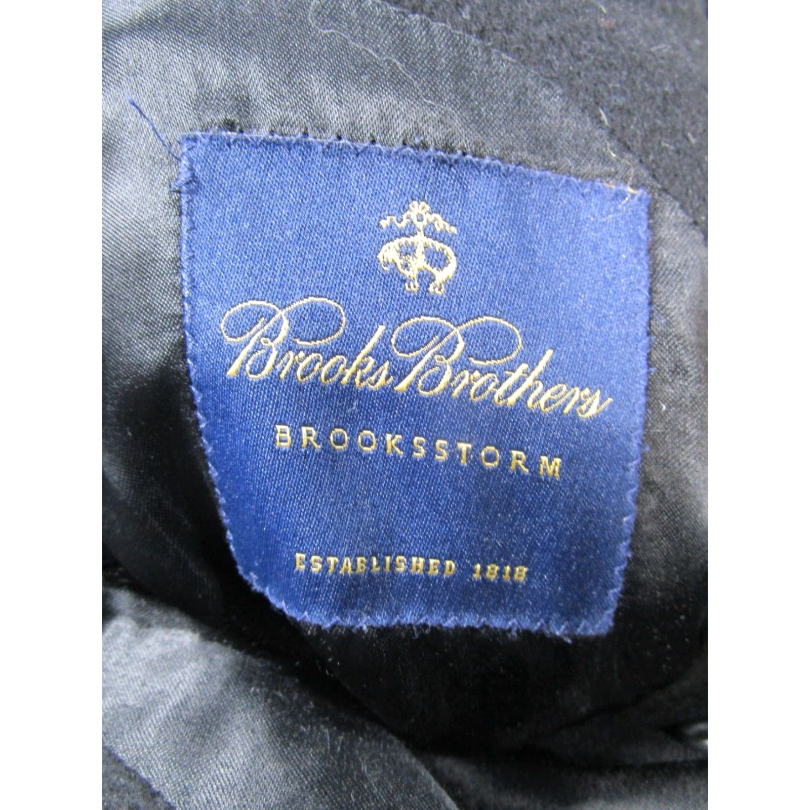 Brooks Brothers Brooks Brothers Overcoat Coat Mens 42 Black Wool Loro Piana Wool Storm 42 2 Piece Regular Wool Solid 90s? Sports Theme Mens Size US XS / EU 42 / 0 - 4 Thumbnail