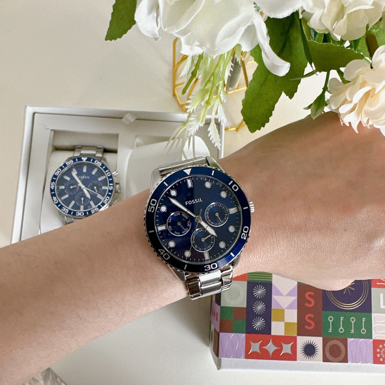 Fossil Fossil BQ2828SET His and Hers Multifunction Steel Box Set Size ONE SIZE - 1 Thumbnail