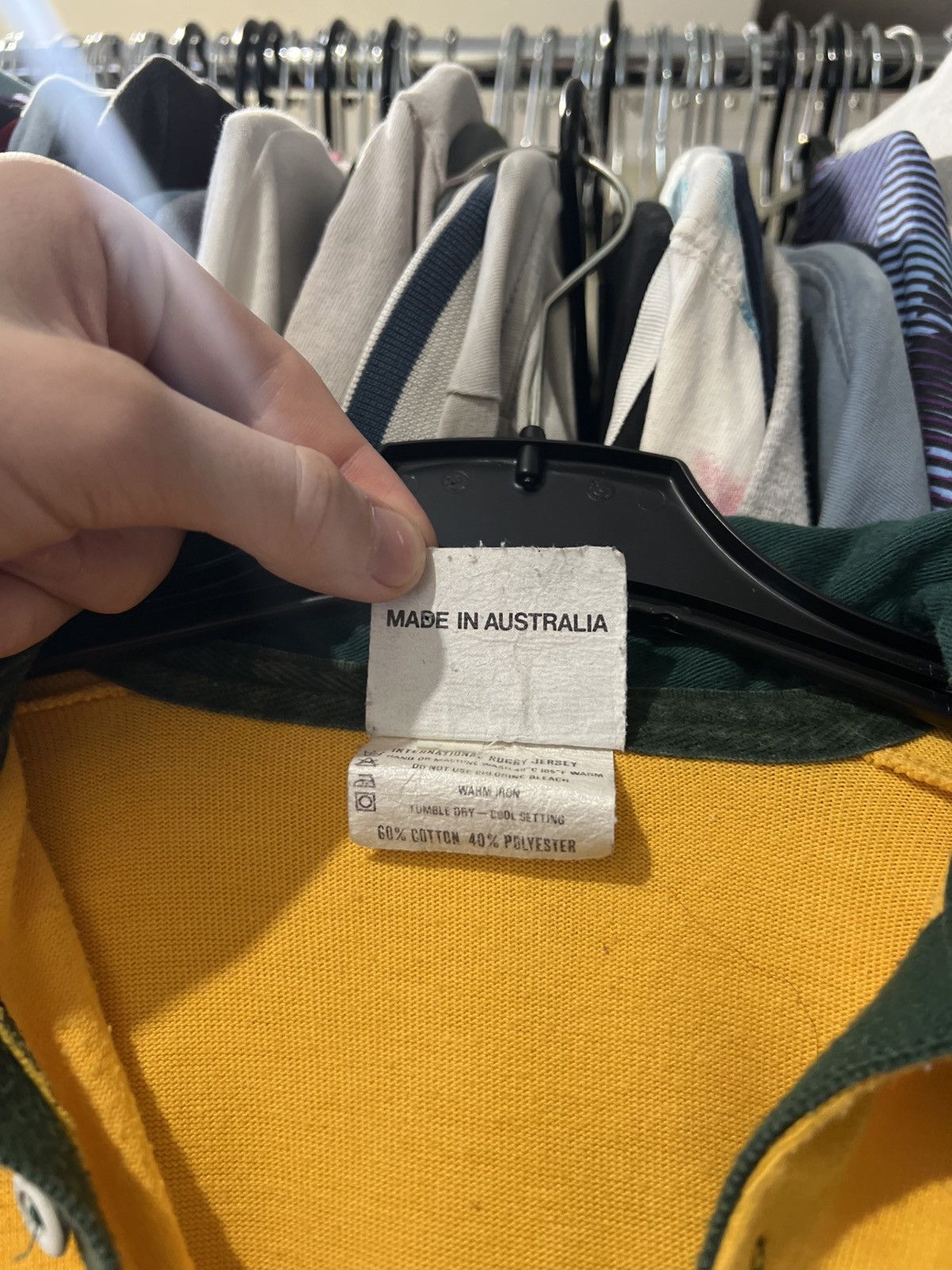 Canterbury of New Zealand × Vintage 1980s VINTAGE CANTERBURY OF AUSTRALIA COTTON RUGBY SHIRT Size US M / EU 48-50 / 2 - 10 Thumbnail