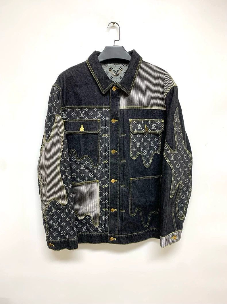 Louis Vuitton Louis Vuitton NIGO Denim Jacket Size 56 - dmc Size US L / EU 52-54 / 3 - 1 Thumbnail