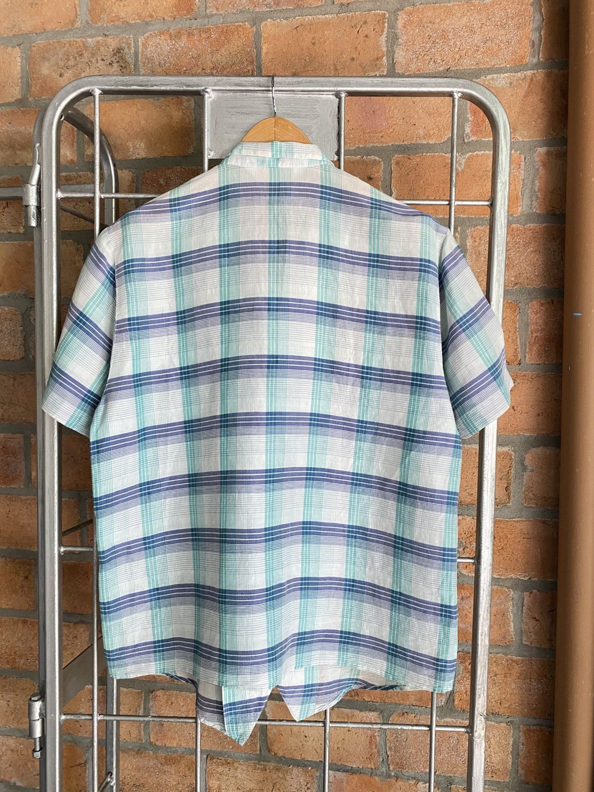 Burberry Burberry Pastel Plaid Button-Up Shirt Size ONE SIZE - 2 Thumbnail
