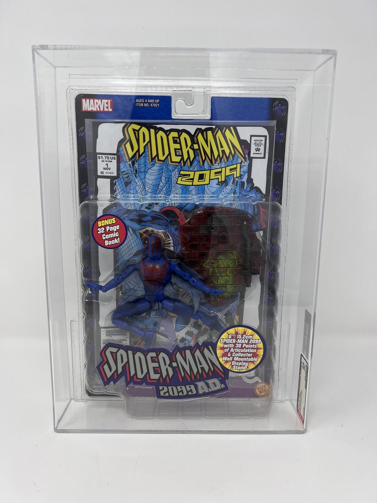 Marvel Comics Spider-Man 2099 AFA 85 Graded KB Exclusive Marvel Legends Size ONE SIZE - 1 Thumbnail