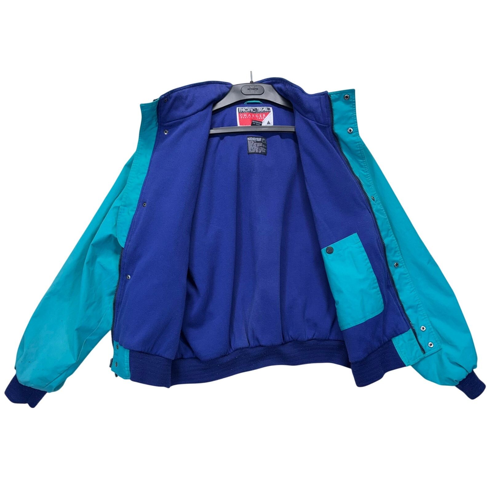 Pacific Trail Vintage Pacific Trail Charger Jacket Size XL Teal and Navy Size XL / US 12-14 / IT 48-50 - 2 Thumbnail