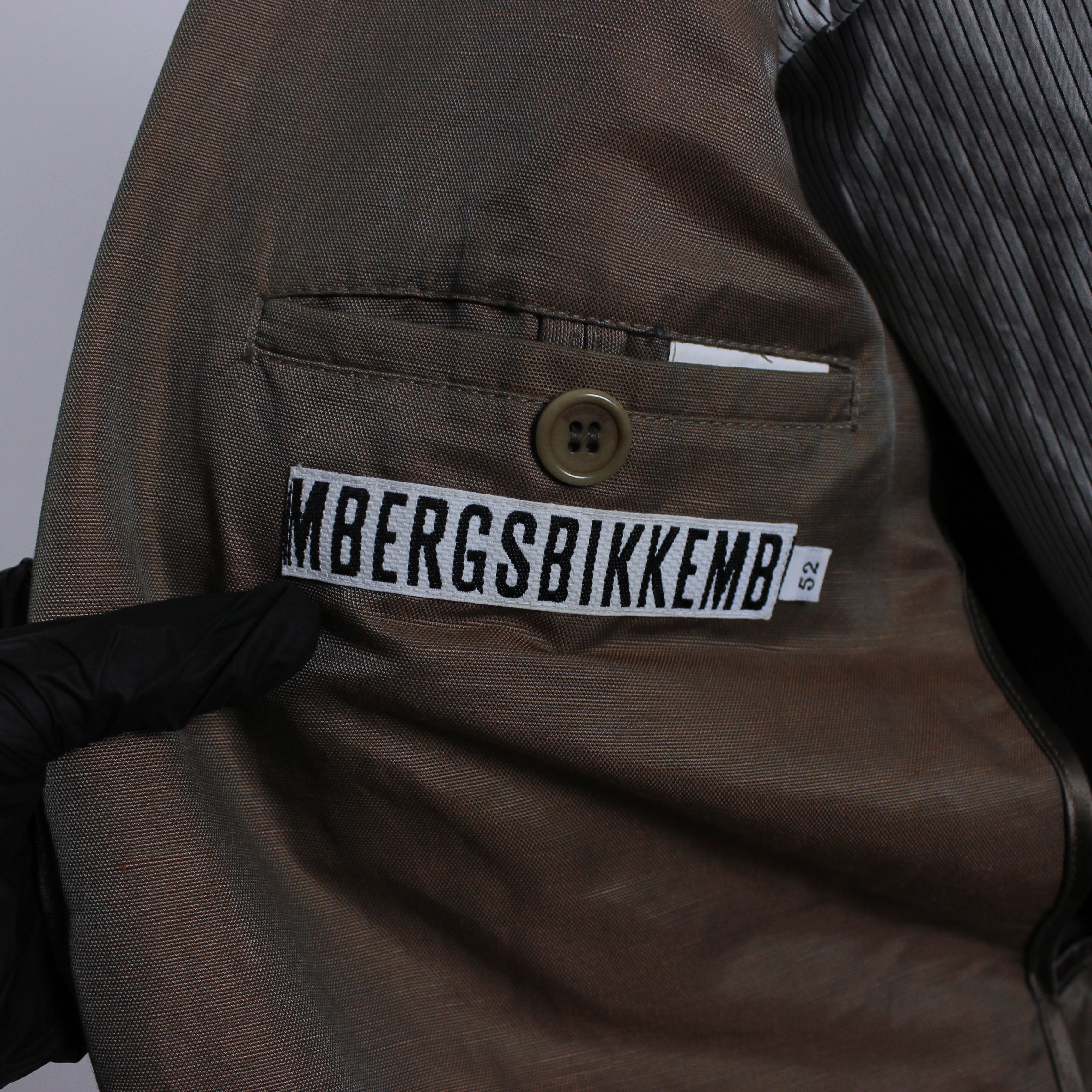 Dirk Bikkembergs Dirk Bikkembergs vintage Nylon Linen blazer tailoring 52R Size 52R - 4 Thumbnail