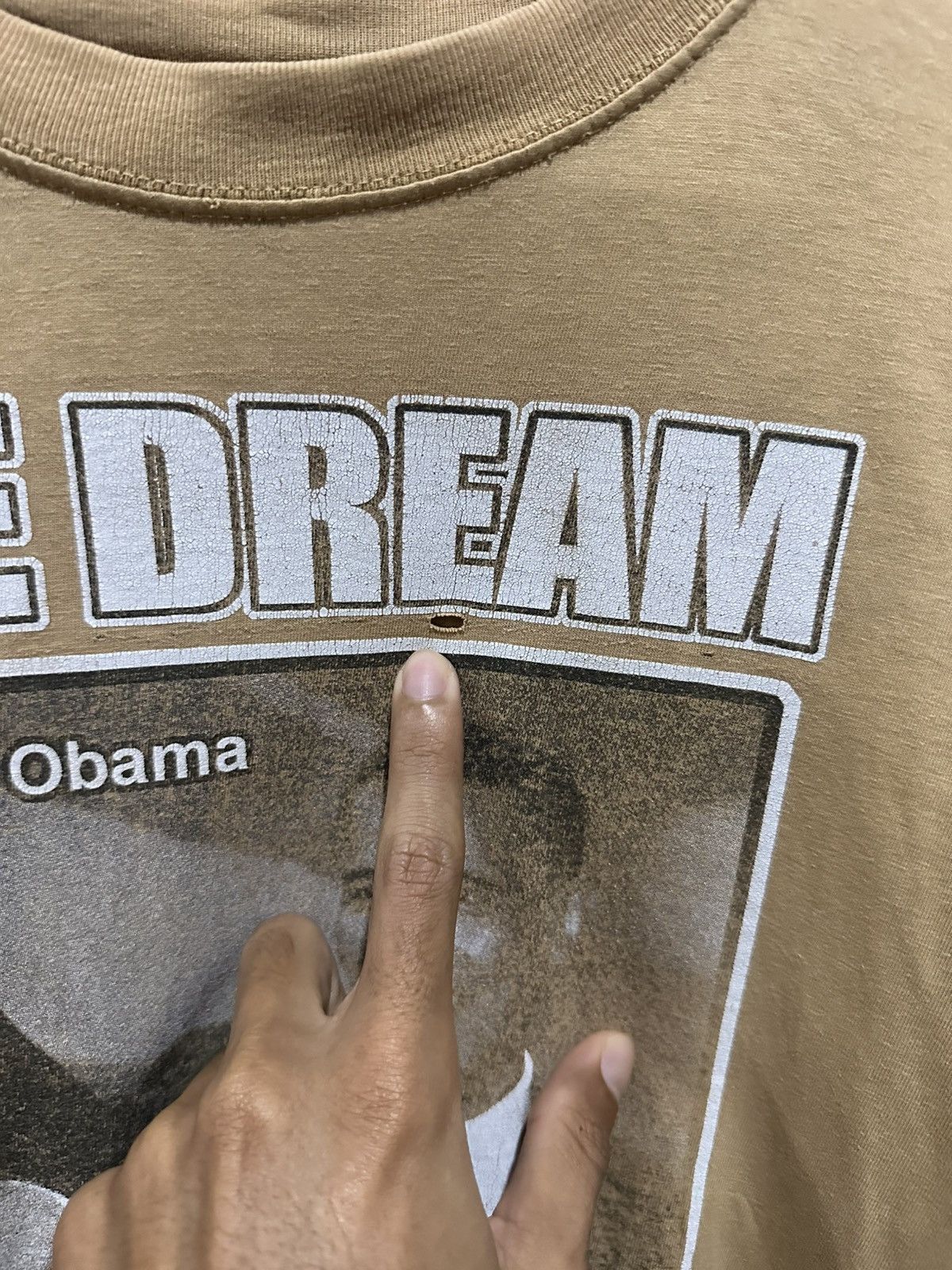 Vintage Vintage x Barrack Obama x Tshirt Size US XXL / EU 58 / 5 - 4 Thumbnail