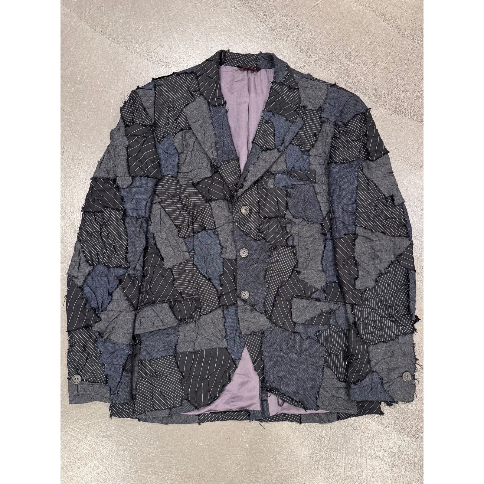 Romeo Gigli 2000s Romeo Gigli handmade patchwork blazer Size US M / EU 48-50 / 2 - 1 Thumbnail