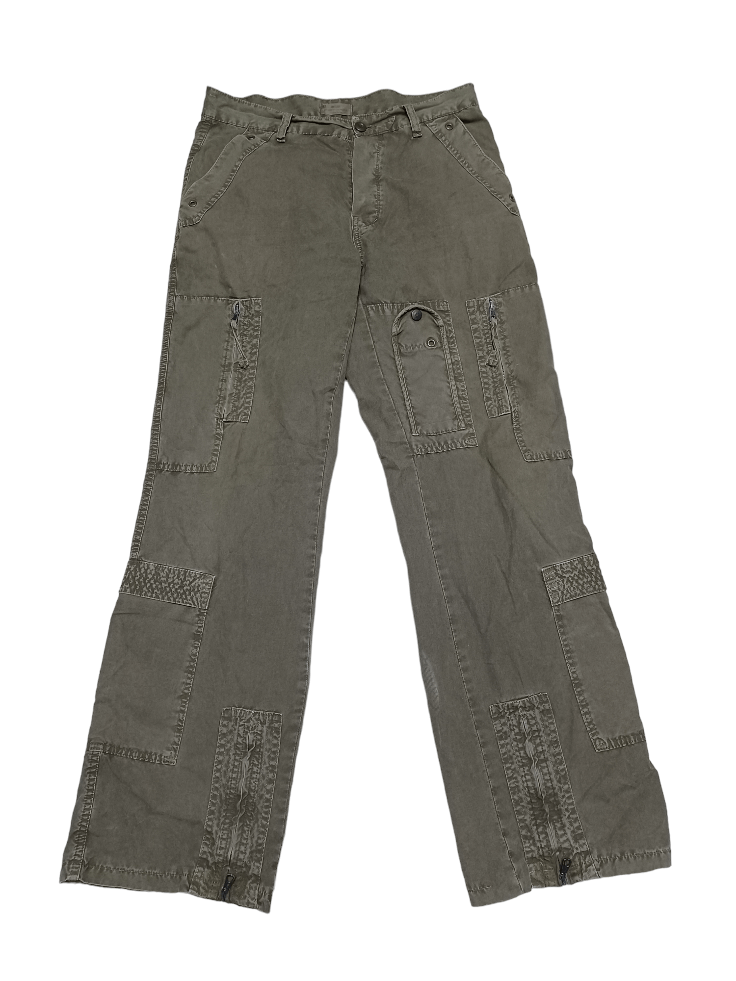 Other MILITARY KHAKI MULTIPOCKET CARGO JACK JONES PANTS W34 L32 Size US 32 / EU 48 - 1 Thumbnail
