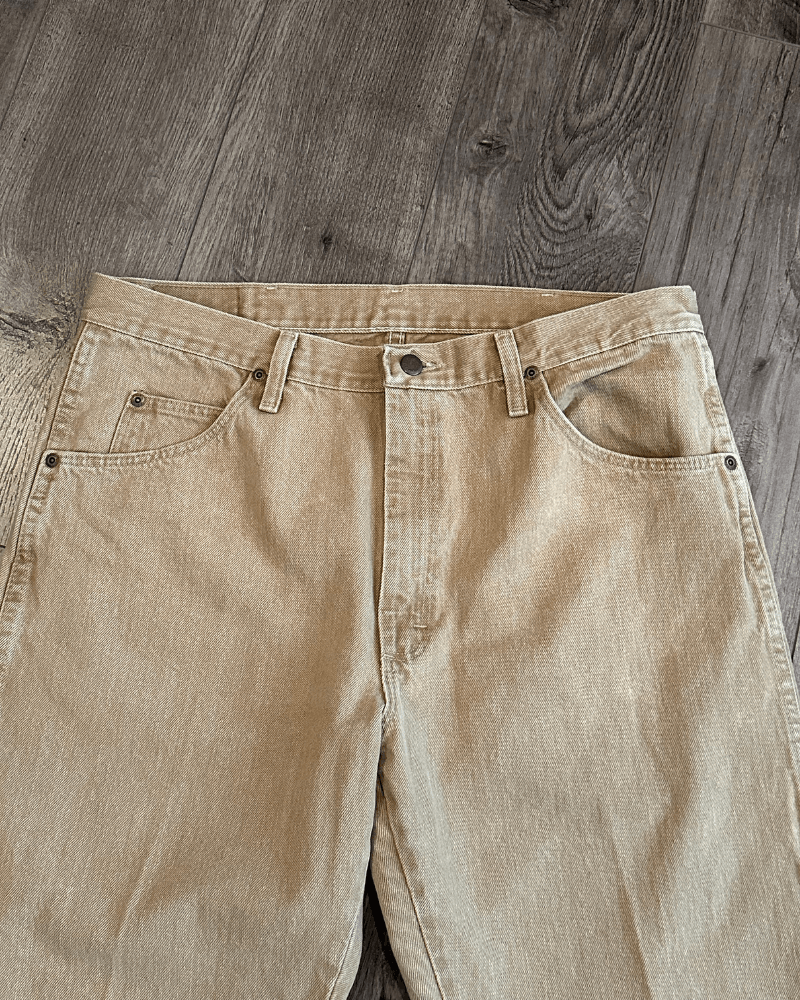 Vintage × Wrangler Vintage Wrangler Khaki Straight Fit Men's Jeans - Size 36x30 Size US 36 / EU 52 - 5 Thumbnail
