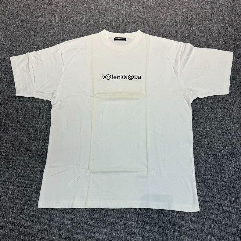 Balenciaga Balenciaga White mailbox logo printed short sleeve T-shirt Size US S / EU 44-46 / 1 - 1 Thumbnail