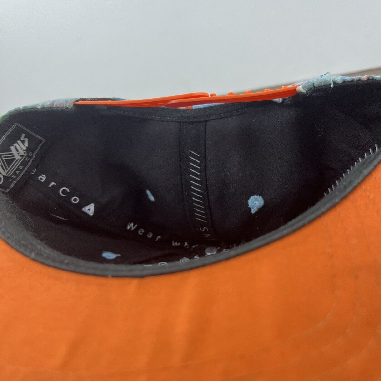 Other Status Hat Orange Blue Snapback Hat Blue Adjustable Hat Adul Size ONE SIZE - 17 Thumbnail