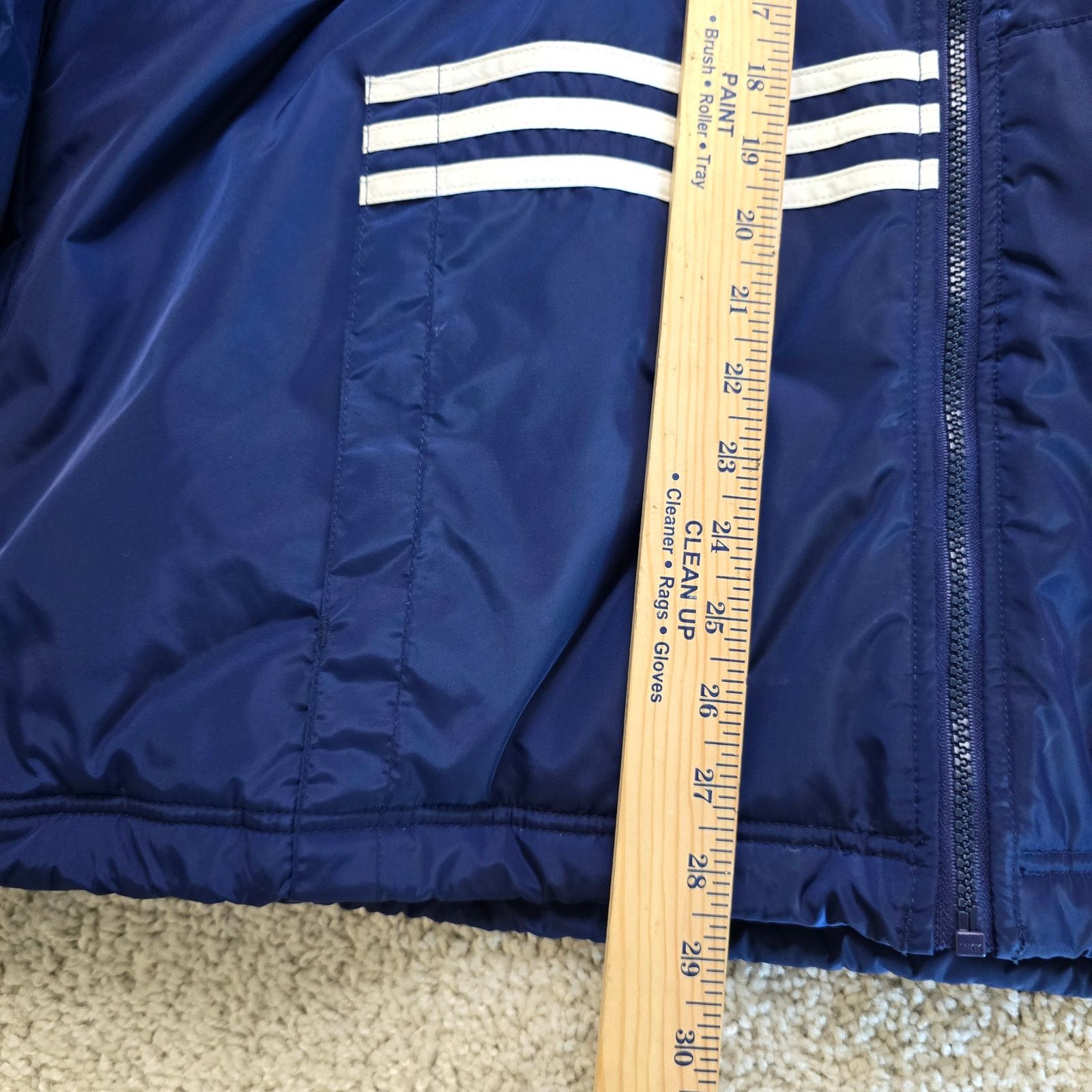 Adidas adidas international jacket vintage vtg large stripe poncho Size L / US 10 / IT 46 - 5 Thumbnail