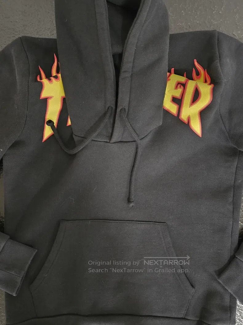 Vetements Vetements Classic Flame Letter Hooded Sweatshirt Size US XS / EU 42 / 0 - 3 Thumbnail